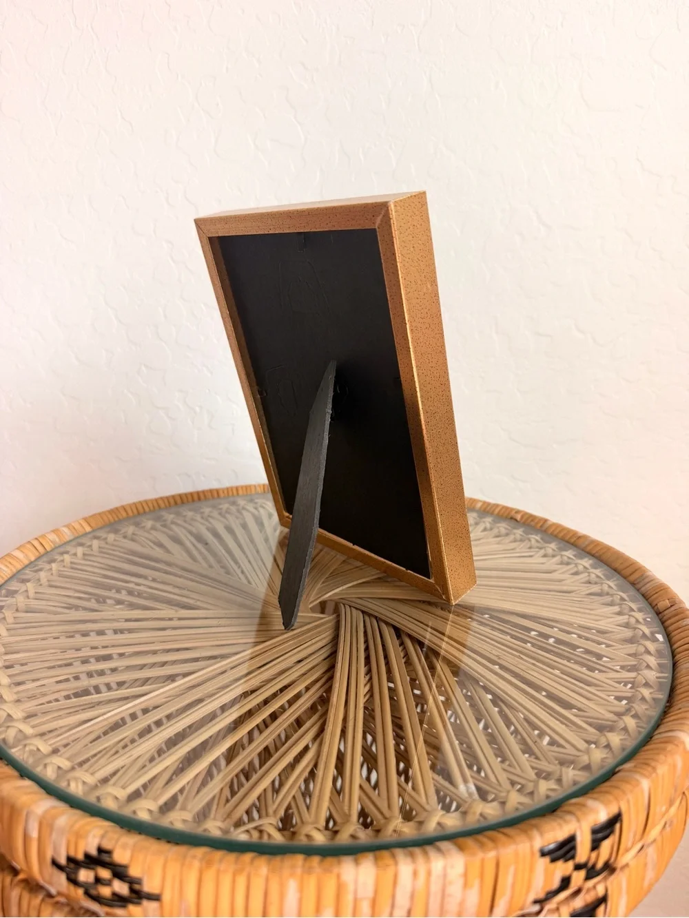 Vintage Gold Floral Accent Picture Frame